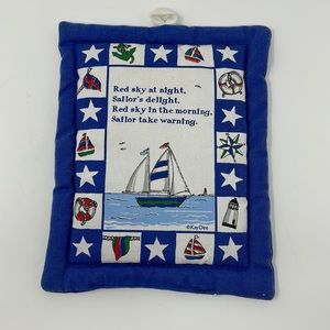Vintage KayDee Lighthouse Hot Pad
